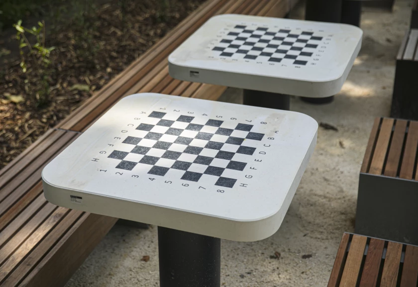 Kültéri sakk asztalok