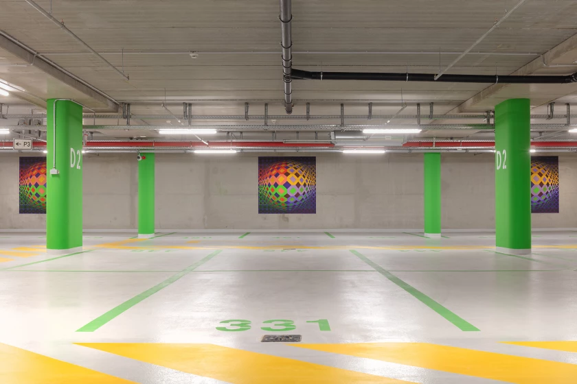 The Museum Underground Parking Lot has Opened in the City Park