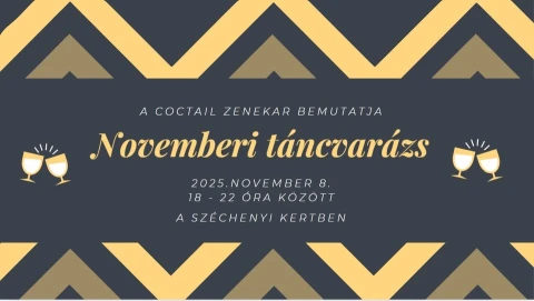 Novemberi táncvarázs a Coctail zenekarral