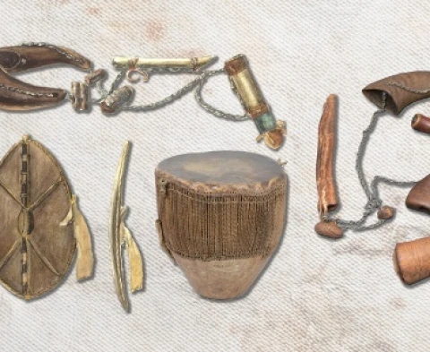 Afrikai rituális tárgyak a NEP gyűjteményében - Raktármerülések. Tematikus raktárlátogatás az NMGYK-ban