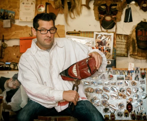 A mohácsi busójárás öröksége – szubjektív tárlatvezetés Rosta Endrével