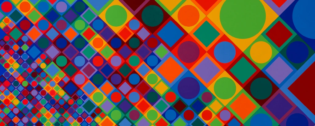 Kurátori és rendhagyó tárlatvezetések a Vasarely 120 kiállításon