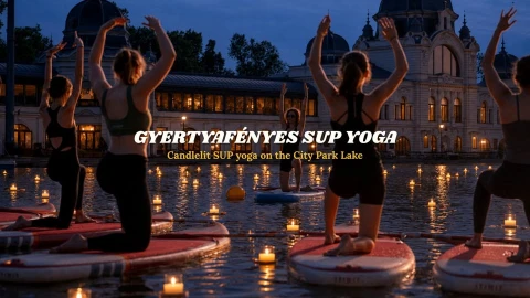 Gyertyafényes SUP jóga