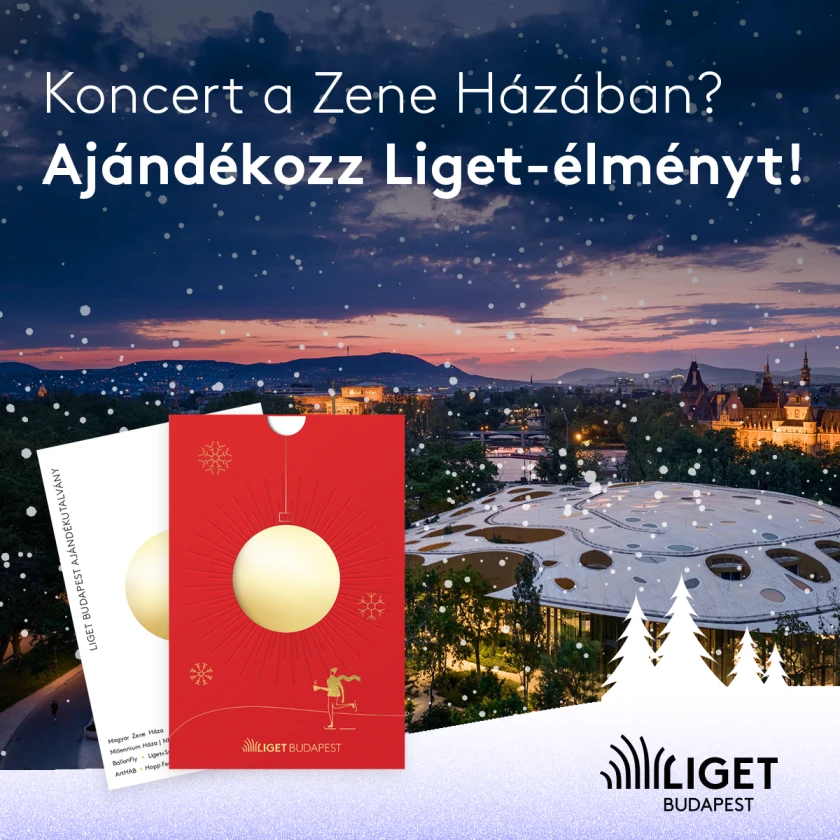 Idén karácsonykor Liget-élmény is kerülhet a fa alá: elérhető a szabadon felhasználható Liget Budapest Ajándékutalvány